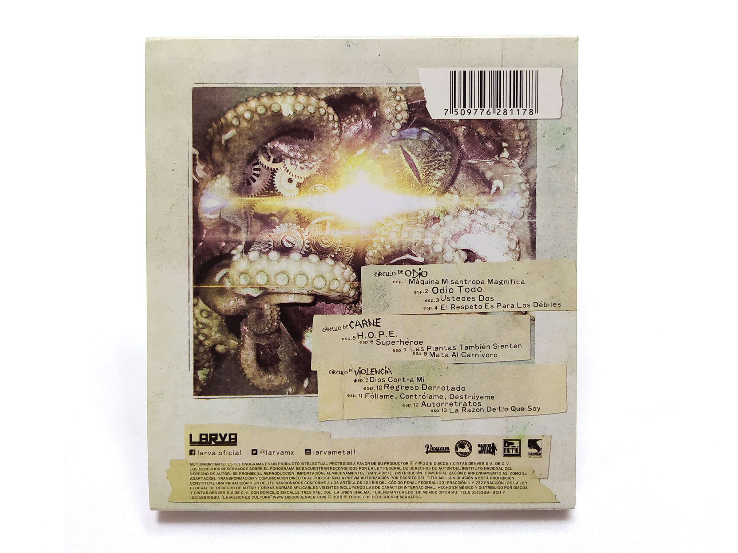LARVA - Máquina Misántropa Magnífica - CD Digi
